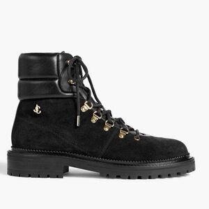 Jimmy Choo Melia Black Suede Boots